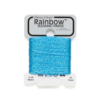 Glissen Gloss Rainbow Blending Thread 116 Iridescent Blue