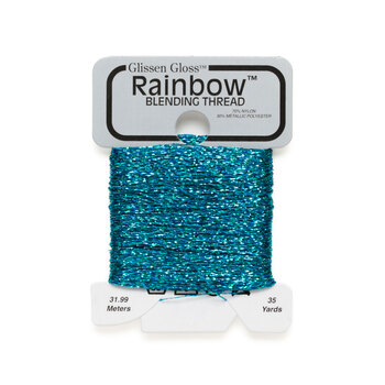 Glissen Gloss Rainbow Blending Thread 108 Blue Green