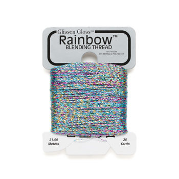 Glissen Gloss Rainbow Blending Thread 002 White Flame