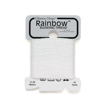 Glissen Gloss Rainbow Blending Thread 000 Bright White