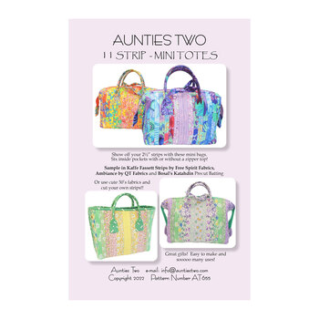 Eleven Strip Mini Totes Pattern