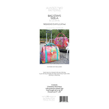 Size A Stays - Weekend Duffle - Aunties Two Patterns