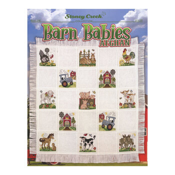 Barn Babies Afghan Cross Stitch Pattern