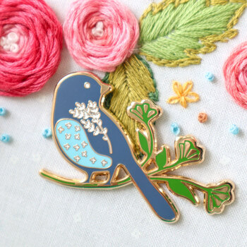 Songsparrow Bird Magnetic Needle Minder