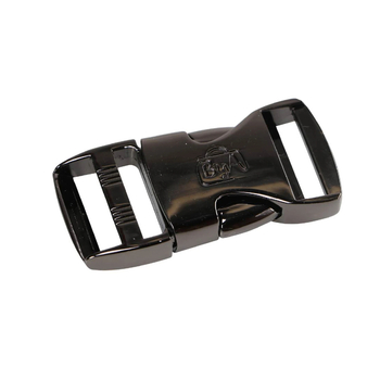  ByAnnie 1" Side Release Buckle - Black Metal