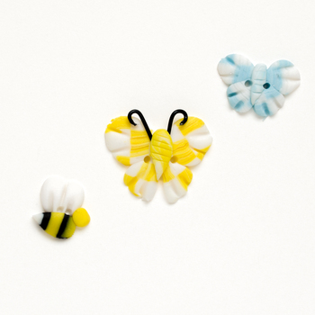 Button Pack - Bug Babies Birth Sampler