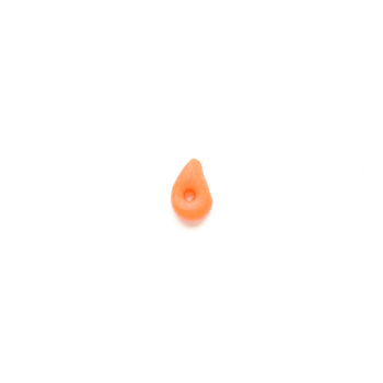 Button - Carrot, Extra Extra Small
