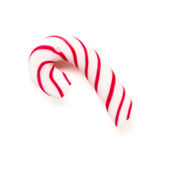 Button - Left Candy Cane, Extra Large