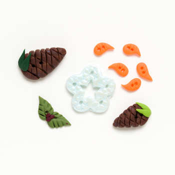Button Pack - Winter Bell Pull 2