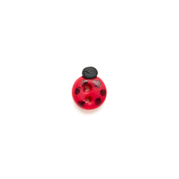 Button - Ladybug, Extra Small