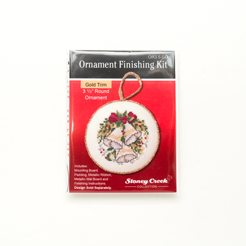 Ornament Finishing Kit - 3.5" Round Gold