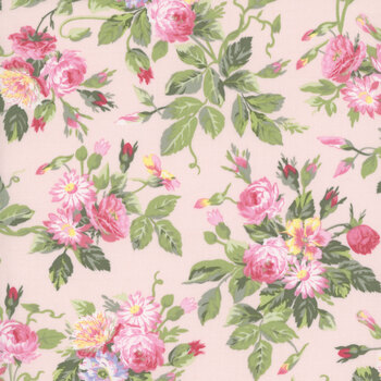 Garden Club MAS11471-P Pretty Bouquets Pink by Maywood Studio