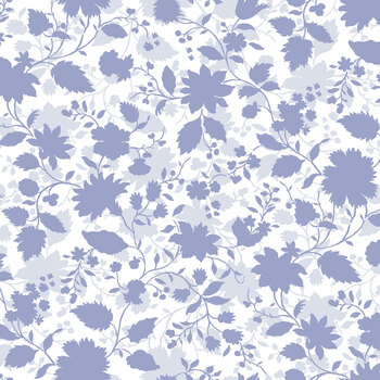 Garden Club MAS11472-B Delicate Shadows Blue by Maywood Studio