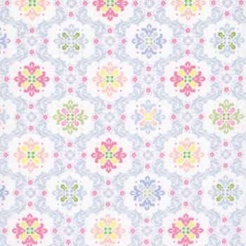 Garden Club MAS11473-B Colorful Tiles Blue by Maywood Studio