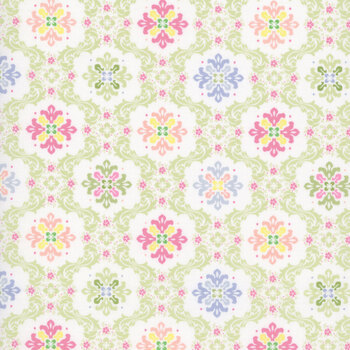 Garden Club MAS11473-G Colorful Tiles Green by Maywood Studio