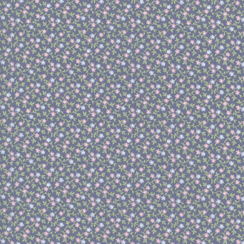 Garden Club MAS11475-B Flowering Vine Blue by Maywood Studio
