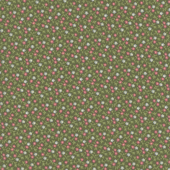 Garden Club MAS11475-G Flowering Vine Green by Maywood Studio