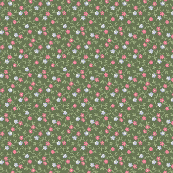 Garden Club MAS11475-G Flowering Vine Green by Maywood Studio