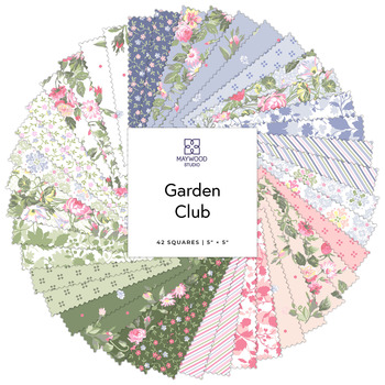 Garden Club  5" Squares by Maywood Studio