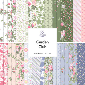Garden Club  10" Squares by Maywood Studio