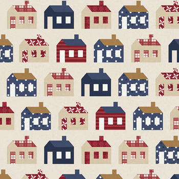 Americana Minis AMIN-6573-ECRU by P&B Textiles