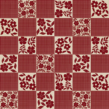 Americana Minis AMIN-6576-REDNTRL by P&B Textiles