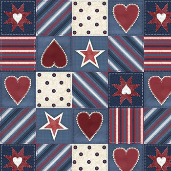 Americana Minis AMIN-6578-MULTI by P&B Textiles