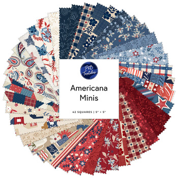Americana Minis  5" Squares by P&B Textiles