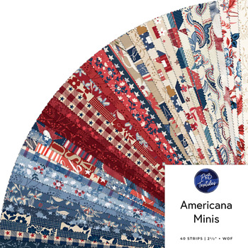 Americana Minis  2.5" Strips by P&B Textiles