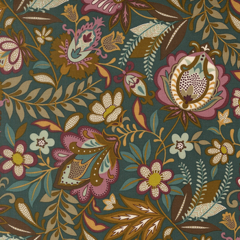Ophelia 33911-20 Peacock by Studio M for Moda Fabrics