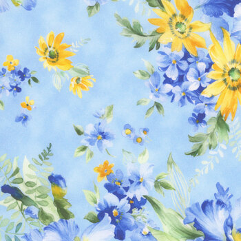 Summer Breeze 2027 33900-13 Sky by Moda Fabrics