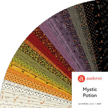Mystic Potion  2.5" Strips Renee Nanneman for Andover Fabrics