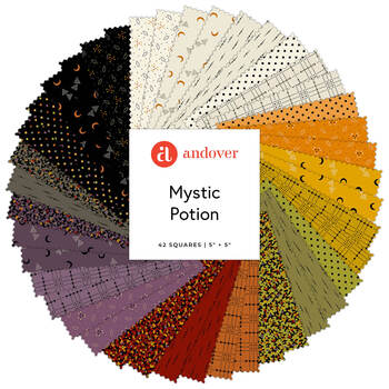 Mystic Potion  5" Squares Renee Nanneman for Andover Fabrics