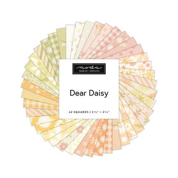 Dear Daisy  Mini Charm Pack My Sew Quilty Life for Moda Fabrics - RESERVE