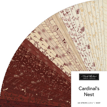 Cardinal's Nest  Jelly Roll Kansas Troubles Quilters for Moda Fabrics - RESERVE