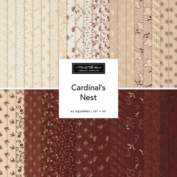 Cardinal's Nest  Layer Cake Kansas Troubles Quilters for Moda Fabrics - RESERVE