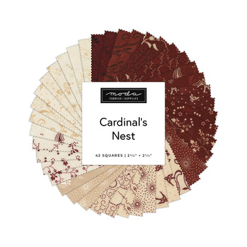 Cardinal's Nest  Mini Charm Pack Kansas Troubles Quilters for Moda Fabrics - RESERVE
