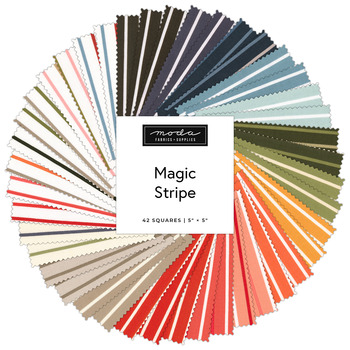 Magic Stripe  Charm Pack Lella Boutique for Moda Fabrics - RESERVE