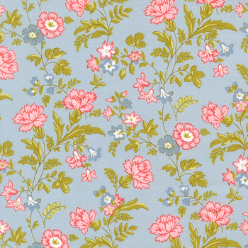 Meadowbrook 18800-14 Sky by Brenda Riddle for Moda Fabrics