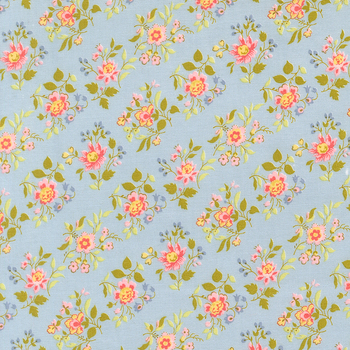 Meadowbrook 18801-14 Sky by Brenda Riddle for Moda Fabrics