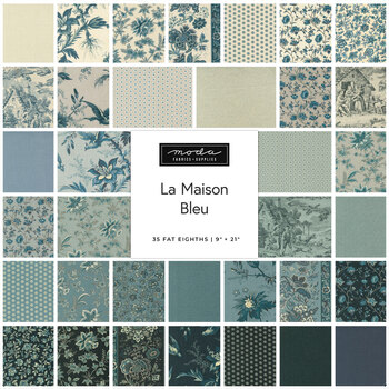 La Maison Bleu  Fat Eighth Bundle French General for Moda Fabrics - RESERVE