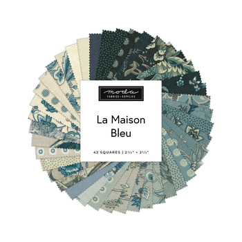 La Maison Bleu  Mini Charm Pack French General for Moda Fabrics - RESERVE