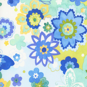 Fresh Picked Fantasy 33920-12 Lake by MoMo for Moda Fabrics