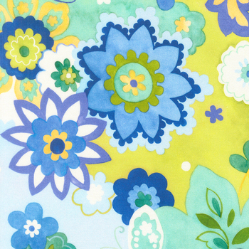 Fresh Picked Fantasy 33920-12 Lake by MoMo for Moda Fabrics