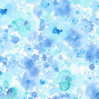 Fresh Picked Fantasy 33923-12 Aqua by MoMo for Moda Fabrics