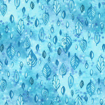 Fresh Picked Fantasy 33924-14 Turquoise by MoMo for Moda Fabrics
