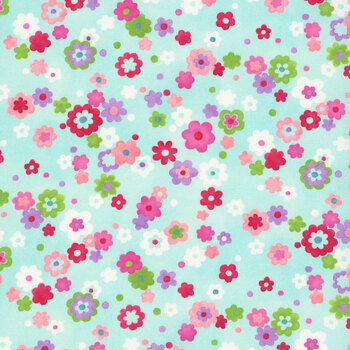 Fresh Picked Fantasy 33926-14 Aqua by MoMo for Moda Fabrics