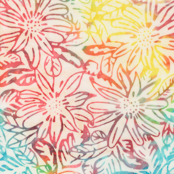 Paradise Batiks 4391-11 Rainbow by Moda Fabrics
