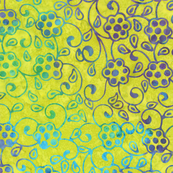Paradise Batiks 4391-31 Lime by Moda Fabrics