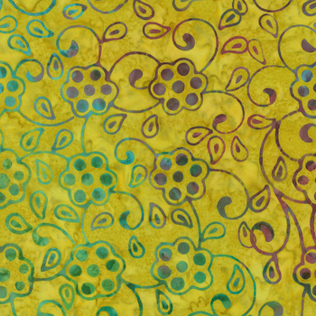 Paradise Batiks 4391-31 Lime by Moda Fabrics